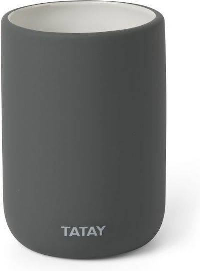Tatay Επιτραπέζια Ποτηροθήκη Σκούρο Γκρι