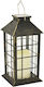 Polux Solar Light Floor Traffic light IP44 14cmx14cmx27cmcm