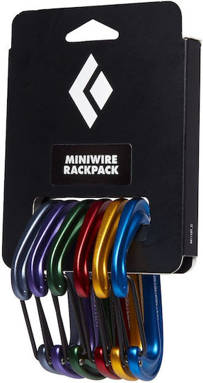 Black Diamond MiniWire Rackpack Καραμπίνερ 6τμχ