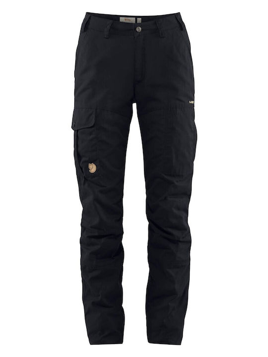 Fjallraven Karla Pro Lang Hose Wandern Schwarz