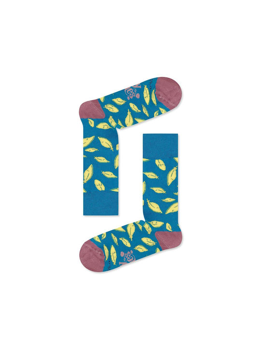 Axidwear Patterned Socks Blue