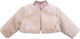 Nst Nastasia Princess Constance Trian Rosa Strickjacke für Taufkleidung für Mädchen aus Pelz