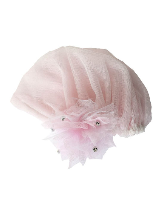 Nst Nastasia Pink Baptism Hair Accessory made of Tulle