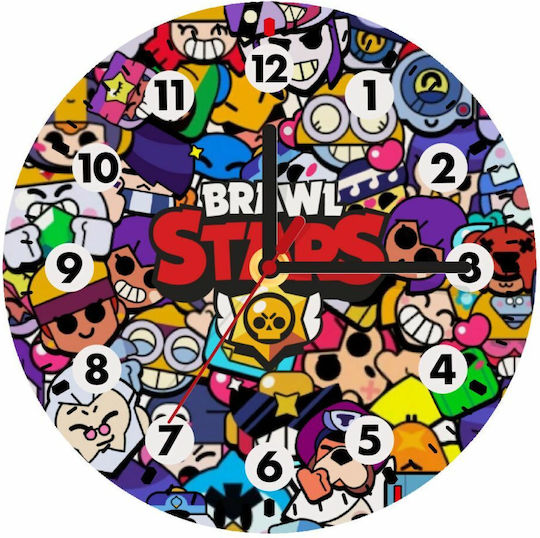 Koupakoupa Kids Wall Clock Gaming Wooden 19cm