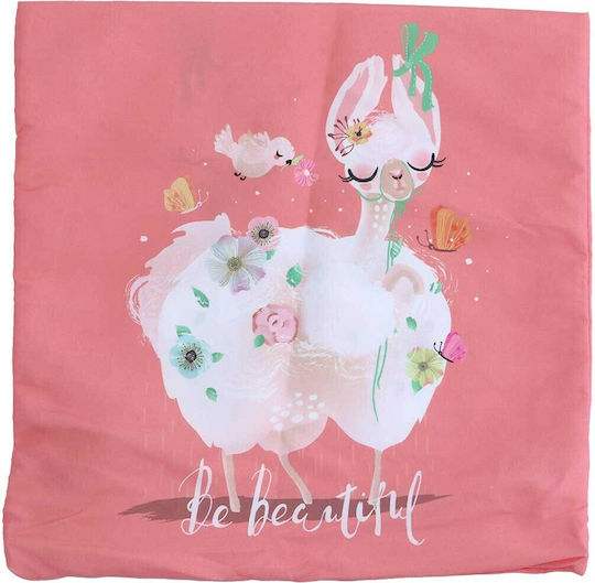 Carbotex Față De Pernă Decorativă Pentru Copii Roz 40x40 cm