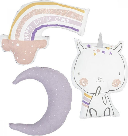 Bimbidreams Kinder Wurfkissen Bimbidreams Weiß 30x30cm