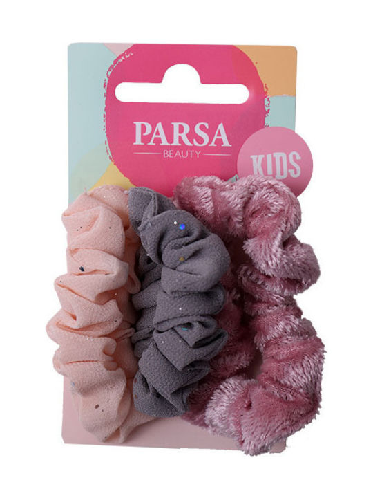 Parsa Kids Hair Ties Set Multicolor 3pcs 016031336