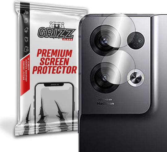 GrizzGlass Protecție Cameră Tempered Glass Transparent pentru OnePlus 8 Pro