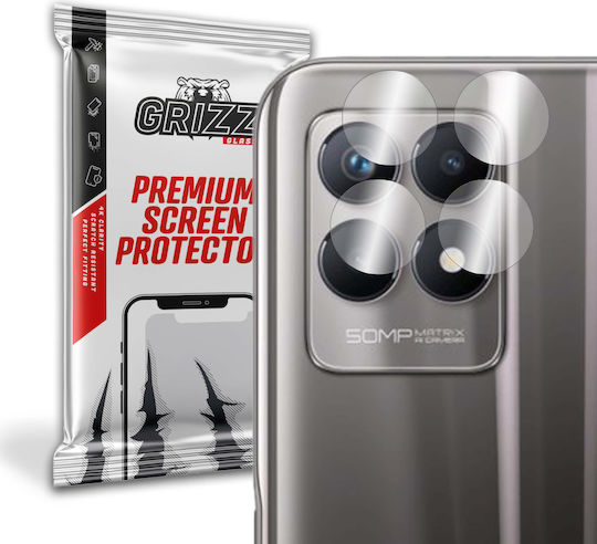 GrizzGlass Kameraschutz Gehärtetes Glas Transparent für das Realme 8i