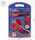 Cerda Spiderman Kids Stationery Set with Pencil, Sharpener, Eraser, Notebook and Pencil Case 6 Pieces