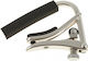 Shubb Metallic Clamp Capo for Electric and Acoustic Guitar Capo Standard Steel String Guitar Silver