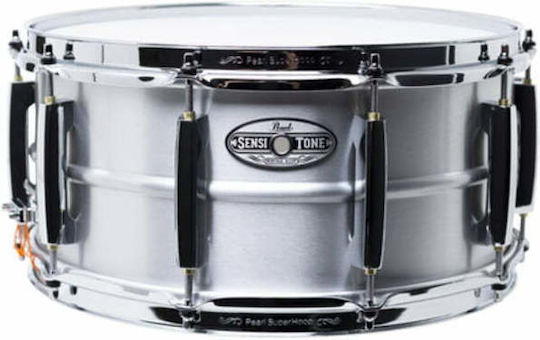 Pearl Ταμπούρο Μεταλλικό Sensitone 14" x 6.5" Ασημί