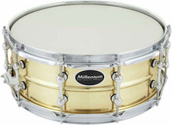 Millenium Ταμπούρο Μεταλλικό Snare 14" x 5.5" Μπρούτζινο