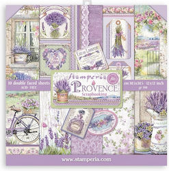 Stamperia Provence Foi Scrapbooking 10 foi 10buc