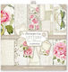 Stamperia Flowers Scrapbooking 10 Blätter 10Stück