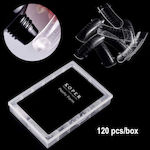 Koper Nail Tips Transparent 120pcs