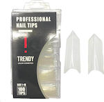 Trendy Color Cosmetics Transparent False Nail Tip Transparent 100pcs 67035