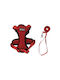 Pet Interest Cat Harness with Guide Red