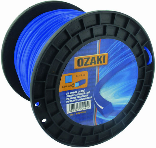 Ozaki 1512362 Mähfaden Länge 30m und Dicke 4mm