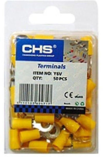 Autonics Insulated Ring Terminal Yellow 2pcs 01.036.0471