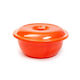 Basin Round 35.5x35.5cm. with Lid Capacity 8lt Orange