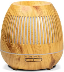 Aromatherapy Led Συσκευή Αρωματοθεραπείας Υπερήχων με Χρονοδιακόπτη Καφέ 200ml 14125