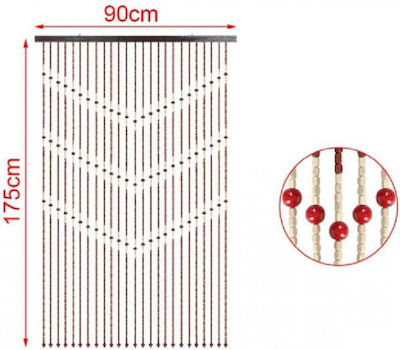 KMT Style Perdea ușă din Plastic Multicolor 90x175cm 2002920