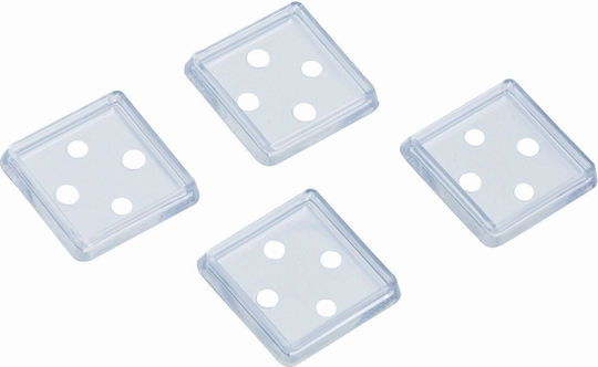Τάπες Τετράγωνες με Εσωτερικό Πλαίσιο 50x50mm 4τμχ