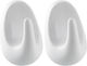 Fackelmann Cârlig Agățătorii Autocolant Plastic 5cm Set 2 Bucăți