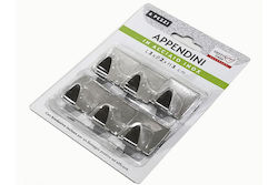 General Trade 44328017 Кукли със закопчалка за обръч и примка Метални Сребрист 6бр