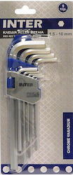 Inter Set 9 Allen Wrenches Inter Set 9 Allen Wrenches