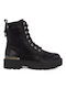 Xti Kids Leather Boots with Zipper Black