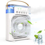 Office/Home Mini Air Conditioner with Lighting White