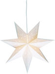 Markslöjd Paper Illuminated Christmas Decorative Pendant Star White