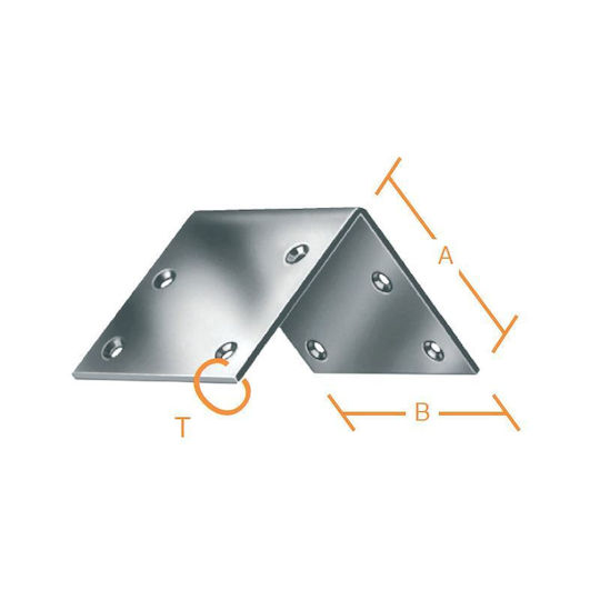 Vormann Anschluss-Winkel für Gartenpergola aus Metall 6x4cm 1Stück