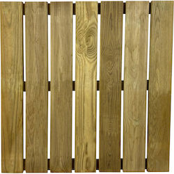 Tesias Terrassendiele für Gartenboden aus Holz 75x75cm 1Stück