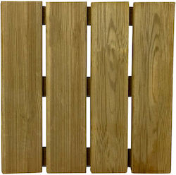 Tesias Плочка за градински под от Дървο 40x40бр 1бр