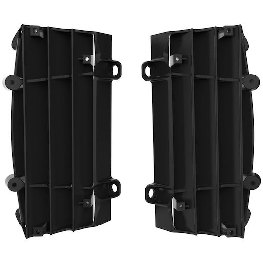 Polisport Motorrad-Kühlerschutz Schwarz
