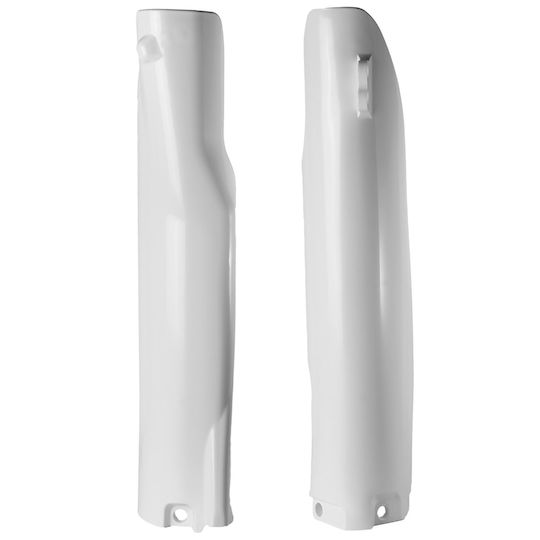 Polisport Motorcycle Front Suspension Protectors Husqvarna WR Yamaha WR 250 White