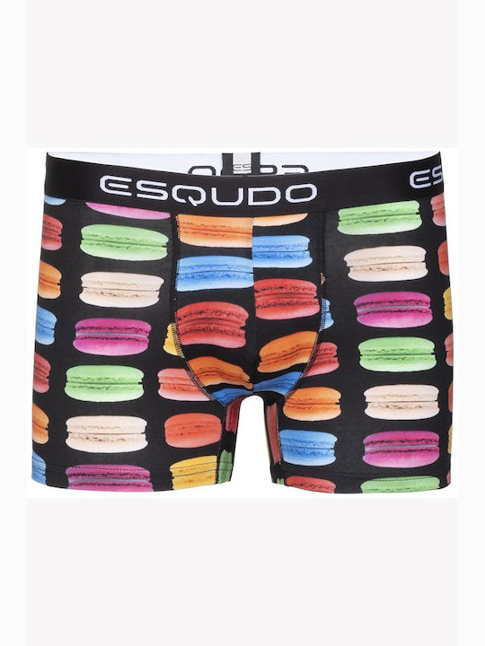 Esqudo Men's Boxer Multicolour with Patterns