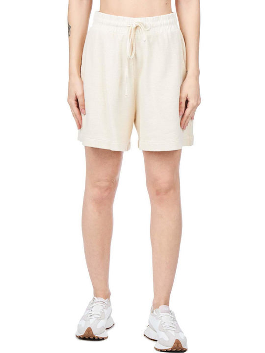 Women's High-waisted Shorts White