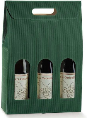 Bottle Case Green 27x9x38.5cm.