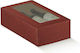 Giftland Paper Bottle Case Red 18.5x9x34cm.