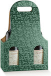 Giftland Paper Bottle Case Green 27x9x41cm.