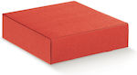 Giftland Papier Flaschenkoffer Rot 34x9x9cm.