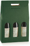 Giftland Paper Bottle Case Green 27x9x38.5cm.