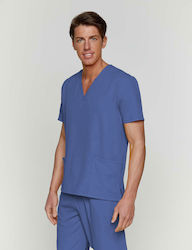 Velilla Unisex Blue Medical Blouse