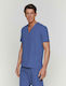 Velilla Unisex Ιατρική Μπλούζα Μπλε