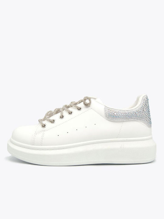 Joya Flatforms Sneakers White