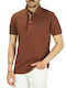 Polo Short Sleeve Blouse Brown